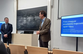 Előadás - Sallay Gergely: Finn-magyar kitüntetési kapcsolatok 1920-1944