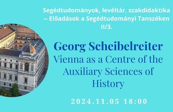 Lecture - Georg Scheibelreiter